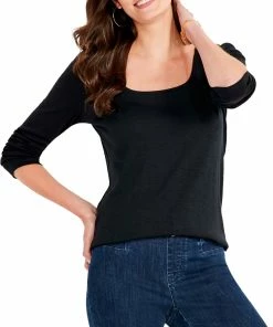 Cheap 🧨 NIC+ZOE Missy Square Neck T-Shirt for 👩 women ⌛