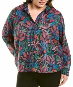 Brand new 🥰 NIC+ZOE Plus Vibrant Garden Crinkle 👚 Shirt for 👩 women 🔔