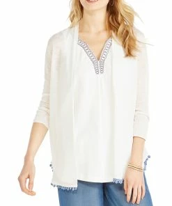 Budget 🥰 NIC+ZOE Pom Linen-Blend Cardigan for 👩 women 🔥
