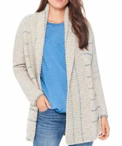Cheapest 😉 Nic + Zoe California Dreaming 👩 Womens Open Front Long Cardigan Sweater 😀