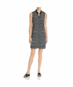 Deals 🌟 Nic + Zoe 👩 Womens Surplice Printed Midi 👗 Dress ✔️