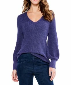 Deals 👏 NIC+ZOE Shaker Knit V-Neck Sweater for 👩 women 💯