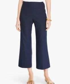 Budget 🧨 Nic + Zoe Everyday Crop Polished Wonderstretch Pant in Dark Indigo for 👩 women ❤️