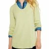 New 😉 Nic + Zoe 👩 Womens V-Neck Slimming Pullover Sweater 🎁