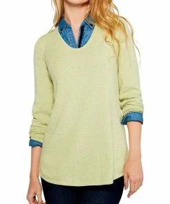New 😉 Nic + Zoe 👩 Womens V-Neck Slimming Pullover Sweater 🎁