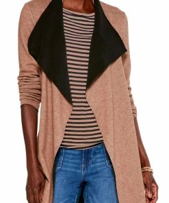 Outlet 🌟 Nic + Zoe Lounge Around Jacket in Brown for 👩 women 🎁