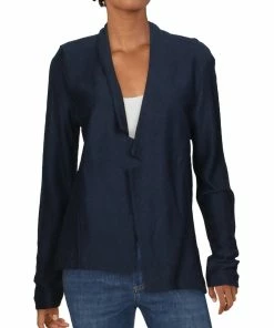 Discount 🔔 Nic + Zoe Essence 👩 Womens Open Front V-Neck Knit Blazer 😀
