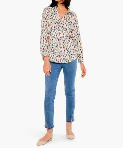 Best reviews of 🧨 Nic + Zoe Have A Seat Live In 👕 Shirt In Green Multi in Green Multi for 👩 women 🧨