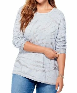 Best reviews of ✨ Nic + Zoe Plus Saturday 👩 Womens Cotton Blend Scoop Neck Pullover Sweater 🔔