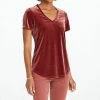 Best deal ✨ Nic + Zoe Easy Velvet Tee in Sumac for 👩 women 🧨