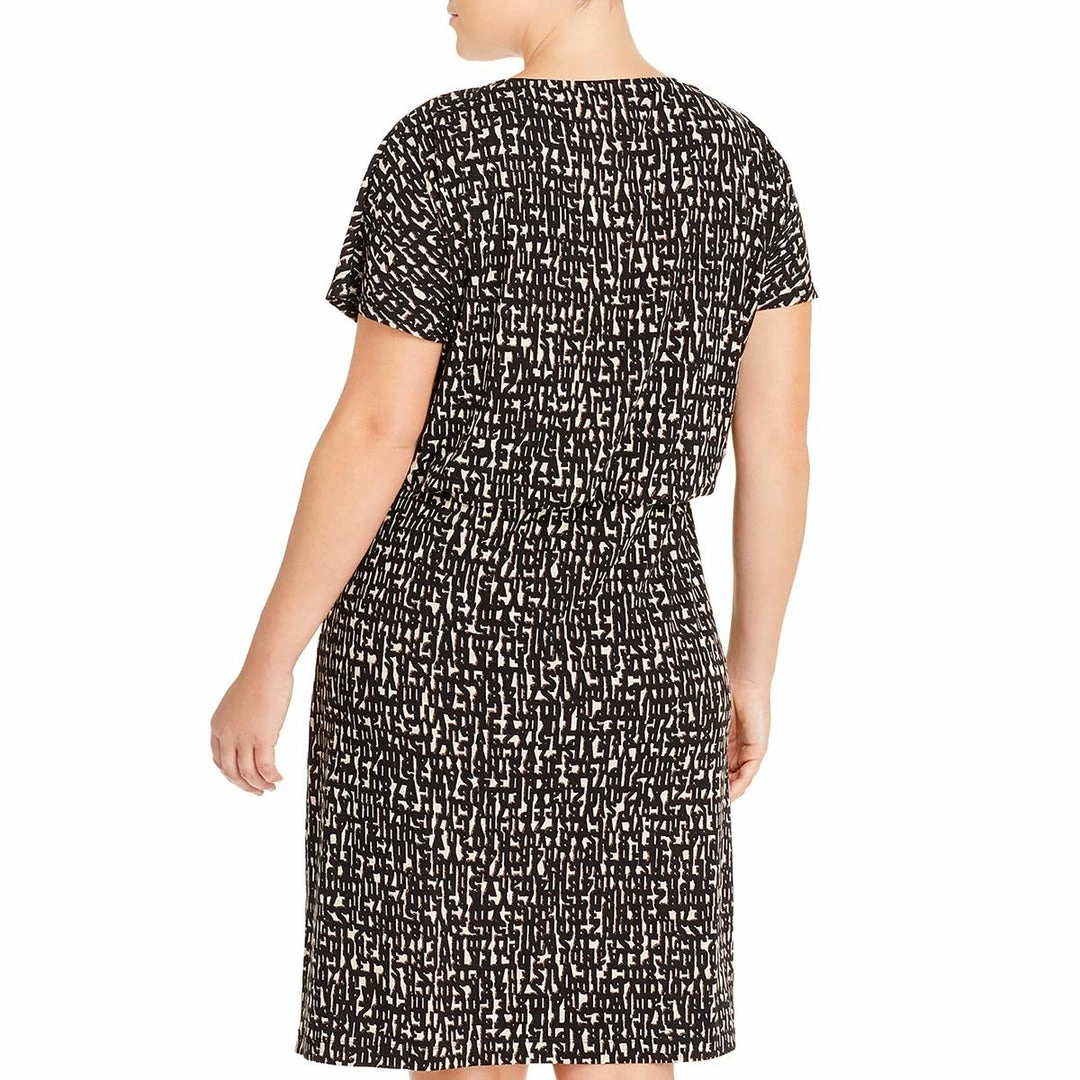 Best Pirce โจ Nic + Zoe Letterpress ๐ฉ Womens Printed Twist Waist Casual ๐ Dress โค๏ธ - Image 2