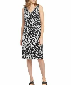 New ⌛ NIC+ZOE Moonlit Palm 👗 Dress for 👩 women 🤩