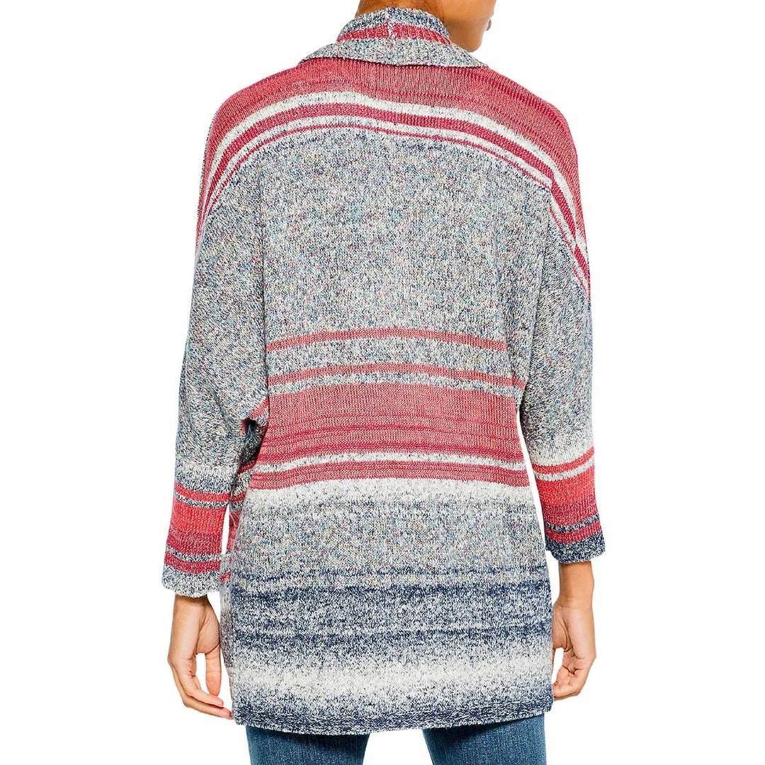 Brand new ๐ Nic + Zoe Santa Monica ๐ฉ Womens Colorblock Open Front Cardigan Sweater โจ - Image 2