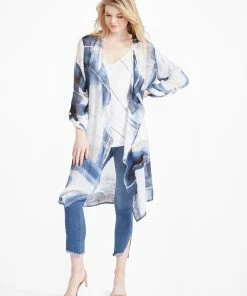 Deals 🤩 NIC+ZOE Abstract Grid Cardigan for 👩 women 🎁
