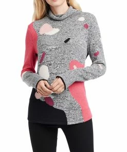 Best deal ๐ NIC+ZOE Petite Abstract Intarsia Sweater for ๐ฉ women ๐