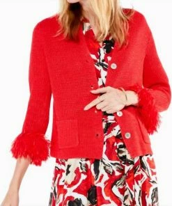 Outlet 💯 Nic + Zoe Night Fall Cardigan - F221134 in Red for 👩 women 🔔