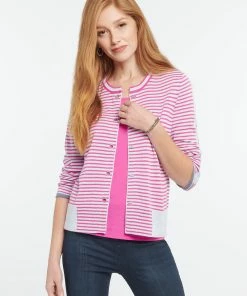 Brand new 🧨 NIC+ZOE Striped Toggle Cardigan for 👩 women ❤️