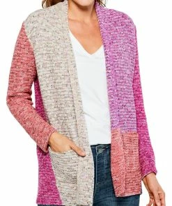 Best Pirce ✨ Nic + Zoe Happy Zappy 👩 Womens Knit Long Sleeves Cardigan Sweater 🥰