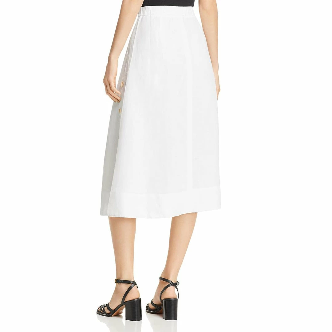 Flash Sale โจ Nic + Zoe Front Runner ๐ฉ Womens Linen Blend Midi A-Line ๐ Skirt ๐ - Image 2