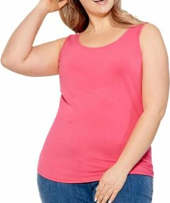 New ❤️ Nic + Zoe Plus 👩 Womens Tee Knit Tank Top ⭐