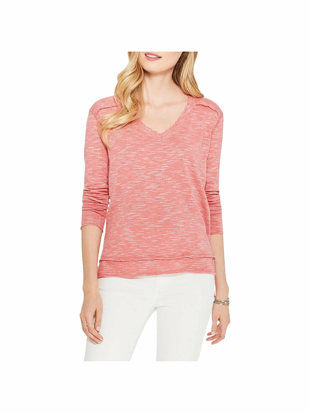 Discount โค๏ธ Nic + Zoe Weekend Warrior ๐ฉ Womens V Neck Knit V-Neck Sweater ๐ฅ