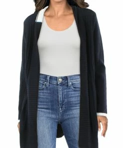 Wholesale 🤩 Nic + Zoe Cozy Up Twirl 👩 Womens Open Front Long Cardigan Sweater ✔️
