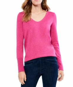 Best deal 🤩 NIC+ZOE Vital V-Neck Sweater for 👩 women 🔔