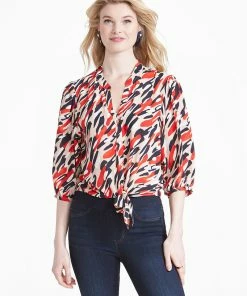 Cheapest ⌛ NIC+ZOE Santa Fe Tie 👚 Shirt for 👩 women 😉