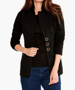 Buy 🔥 Nic + Zoe Editor Blazer in Black Onyx for 👩 women ❤️