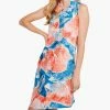 Cheapest 😀 Nic + Zoe Watercolor Blooms 👗 Dress in Orange Multi for 👩 women ❤️
