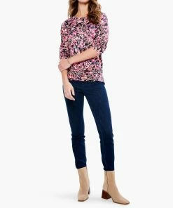 Top 10 👍 Nic + Zoe Kaleidoscope Top In Pink Multi in Pink Multi for 👩 women 🎉