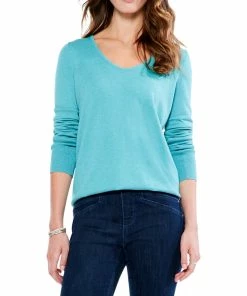 Deals ✔️ NIC+ZOE Petite Vital V-Neck Sweater for 👩 women 🌟