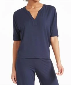 Cheap 🤩 Nic + Zoe Eaze Top in Dark Indigo for 👩 women ✨