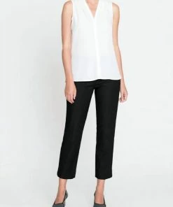 Brand new 🤩 Nic + Zoe Perfect Pant Side Zip Ankle 24" Inseam - Petite in Black Onyx for 👩 women ⌛