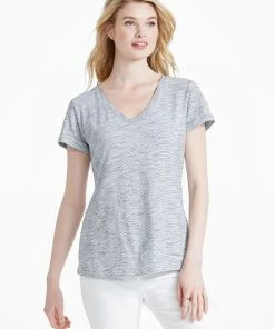 Buy 🔥 NIC+ZOE Oceanside Stripe Tee for 👩 women 🤩