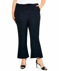 Best Pirce 🌟 Nic + Zoe Plus 👩 Womens Matte Satin Wide Leg Pants 🛒