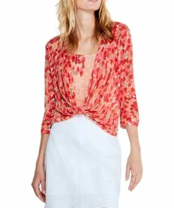 Best Pirce ⭐ NIC+ZOE Petite Sun Burst Linen-Blend Cardigan for 👩 women 🔥