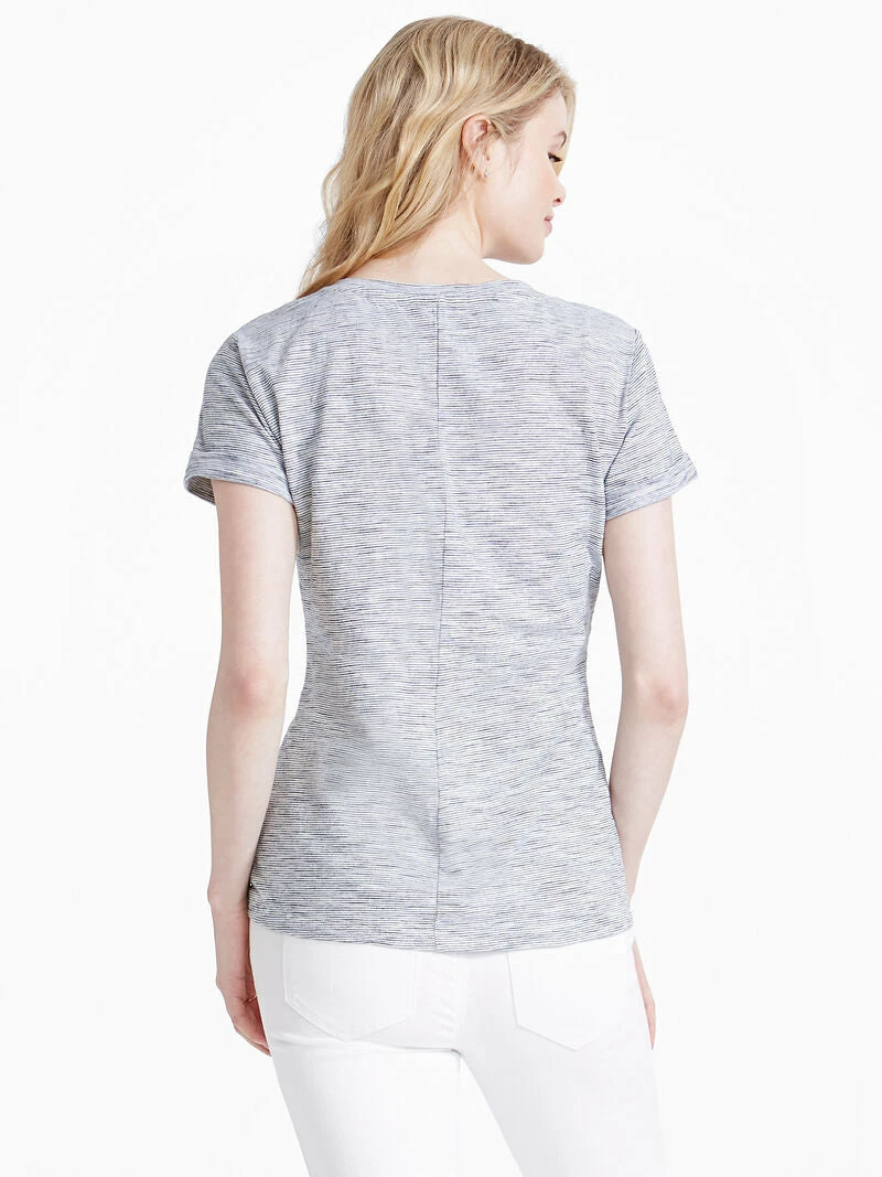 Buy 🔥 NIC+ZOE Oceanside Stripe Tee for 👩 women 🤩 - Image 2