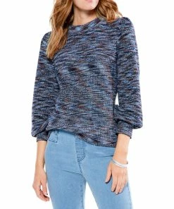 Budget 😀 NIC+ZOE Femme Sleeve Spacedye Sweater for 👩 women 🥰