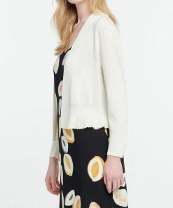 Discount 🤩 Nic + Zoe First Day Cardigan in Alabaster for 👩 women 🔔