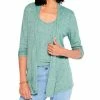 Coupon ❤️ NIC+ZOE Petite Pocket Drapey Rib Cardigan for 👩 women ❤️
