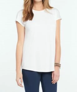 New 🎁 Nic + Zoe Eaze Tee in Paper White for 👩 women ⌛