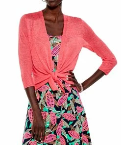 Wholesale 🔔 NIC+ZOE Plus 4-Way Linen-Blend Cardy for 👩 women 😉