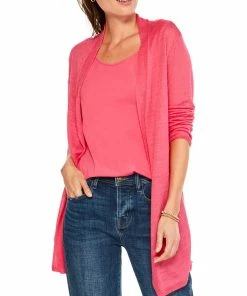 Brand new 🔥 NIC+ZOE Lightweight Long Boc Linen-Blend Cardigan for 👩 women 💯