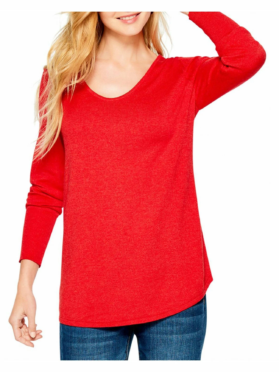 Promo ๐คฉ Nic + Zoe Vital ๐ฉ Womens V Neck Marled Pullover Sweater โญ - Image 3