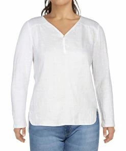 Best reviews of ❤️ Nic + Zoe 👩 Womens Linen Hi-Low Pullover Top 🥰