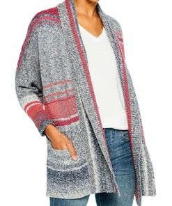 Brand new 🎁 Nic + Zoe Santa Monica 👩 Womens Colorblock Open Front Cardigan Sweater ✨