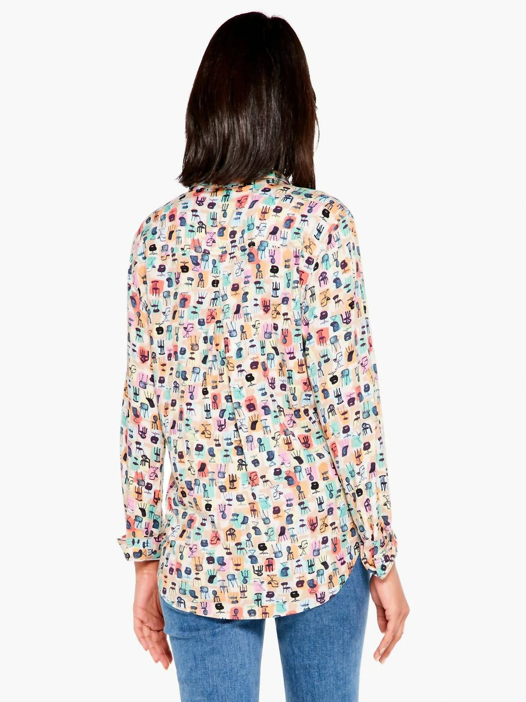 Best reviews of ๐งจ Nic + Zoe Have A Seat Live In ๐ Shirt In Green Multi in Green Multi for ๐ฉ women ๐งจ - Image 2