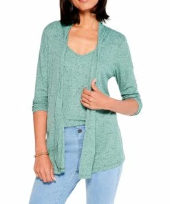 Top 10 🎁 NIC+ZOE Pocket Drapey Rib Cardigan for 👩 women 🥰