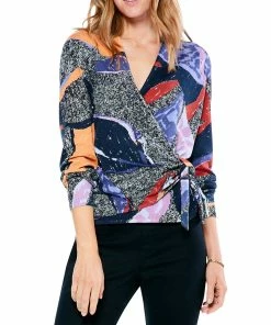 Cheap 🌟 NIC+ZOE Falling Petals Vital Wrap Sweater for 👩 women 😍